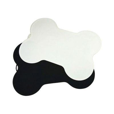 Little&Bigger silikoniruoka-alusta luu (Musta)