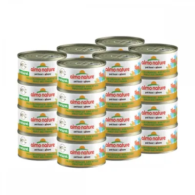 Almo Nature HFC kana ja juusto 24 x 70 g