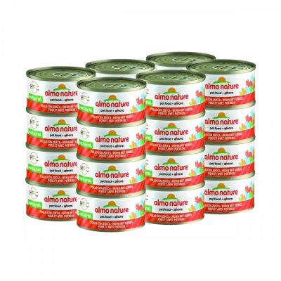 Almo Nature HFC kana ja kurpitsa 24 x 70 g