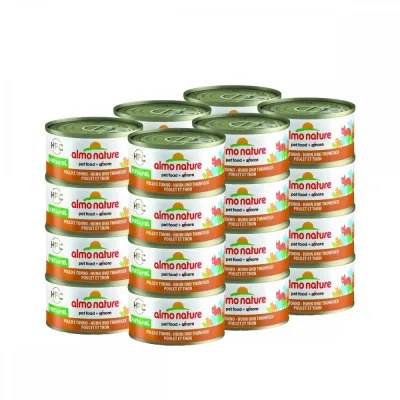 Almo Nature HFC kana ja tonnikala 24 x 70 g