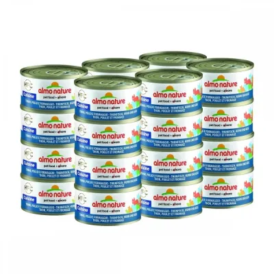 Almo Nature HFC tonnikala, kana, juusto 24 x 70 g, kuva 1 / 1