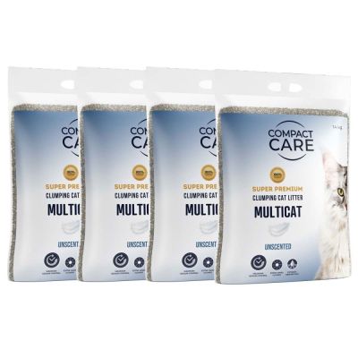 Compact Care Multicat Unscented 4 x 14kg
