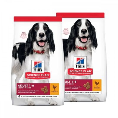 Hill's SP Adult Medium Chicken 2 x 14kg