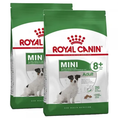 Royal Canin Mini Adult 8+ 2 x 8kg, kuva 1 / 1
