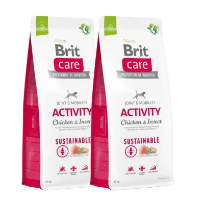 Brit Care Dog Adult Activity Sustainable Chicken & Insect 2x12 kg, kuva 1 / 1