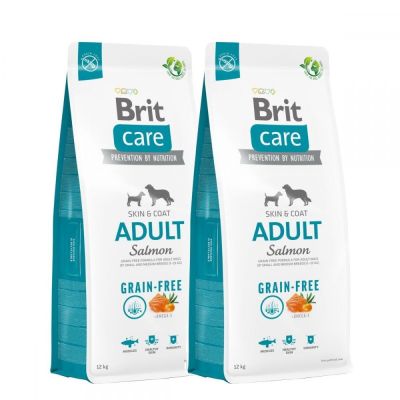 Brit Care Dog Adult Grain Free Salmon 2x12 kg