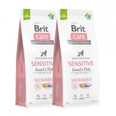 Brit Care Dog Adult Sensitive Sustainable Insect & Fish 2x12 kg