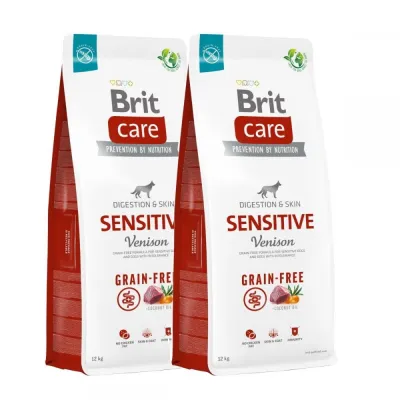 Brit Care Dog Adult Sensitive Grain Free Venison 2x12 kg, kuva 1 / 1