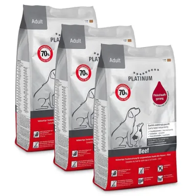 Platinum Adult nauta & peruna 3x5kg
