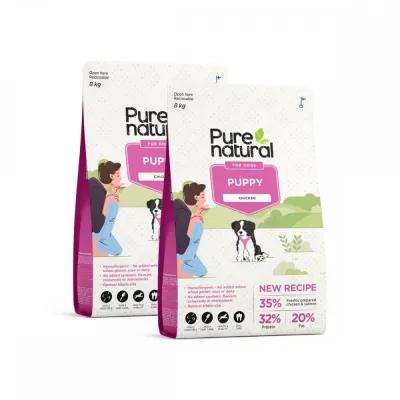 Purenatural Puppy Chicken 2 x 8 kg, kuva 1 / 1