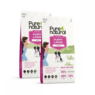 Purenatural Puppy Large Chicken 2 x 12 kg, vain verkosta, kuva 1 / 1