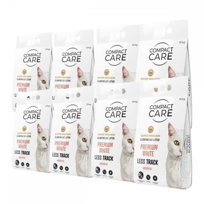 Compact Care Premium White Less Track 8 x 10kg