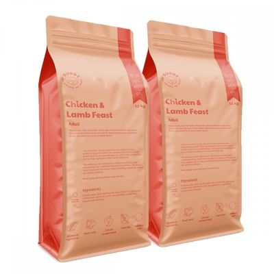 Buddy Petfoods Buddy Chicken + Lamb Feast 2x12kg