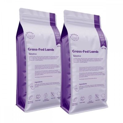Buddy Petfoods Buddy Grass-Fed Lamb 2x12kg