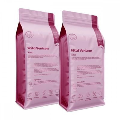Buddy Petfoods Buddy Wild Venison 2x12kg
