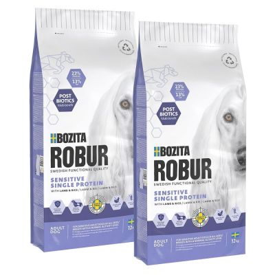 Bozita Robur Adult Sensitive Single Lamb 2x12 kg