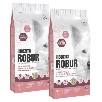 Bozita Robur Adult Sensitive Single Salmon 2x12 kg