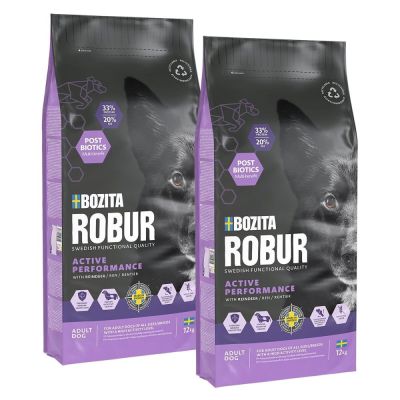 Bozita Robur Adult Performance Reindeer 2x12 kg