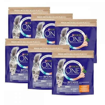 Purina ONE Cat Adult kana 6 x 1,5 kg