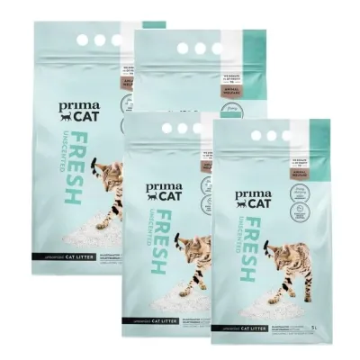 PrimaCat Fresh Unscented 4x10 L, kuva 1 / 1