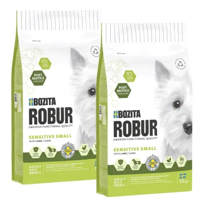 Bozita Robur Adult Small Breed Sensitive 2x7,5 kg, kuva 1 / 1
