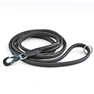 Feel Leather Nahkatalutin pyöreä Feel Round, musta (6 mm x 180 cm)