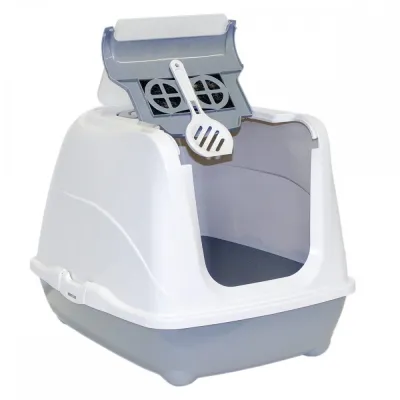 Kissanvessa Moderna Flip Cat (Harmaa)