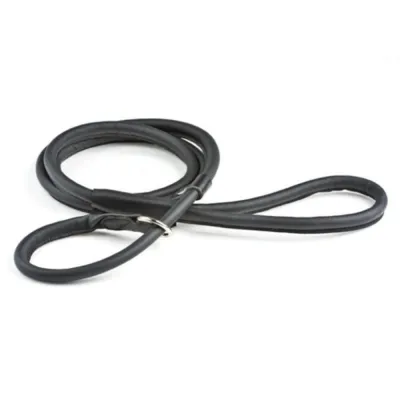 Noutajatalutin Feel Leather Retrieve, musta (15 mm x 180 cm), kuva 1 / 1