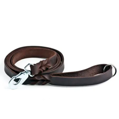 Nahkatalutin Feel Leather Braid, ruskea (22 mm x 180 cm), kuva 1 / 1