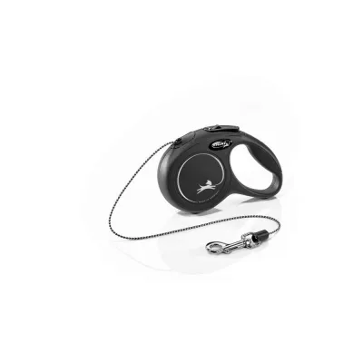 Flexi New Classic Cord XS, 3 m / 8 kg (Musta)