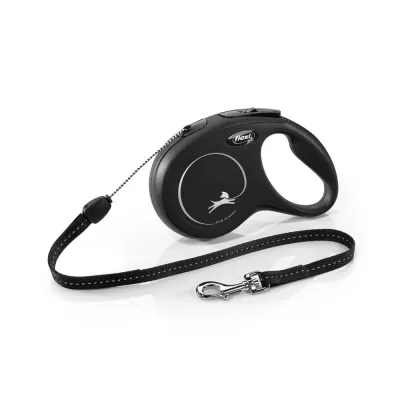 Flexi New Classic Cord S, 8 m / 12 kg (Musta), kuva 1 / 1