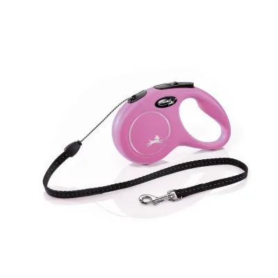 Flexi New Classic Cord S, 5 m / 12 kg (Pinkki), kuva 1 / 1