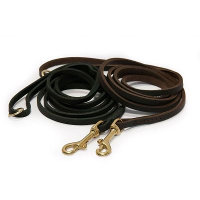 Nahkaremmi Feel Leather Seam, ruskea (1 x 180 cm)