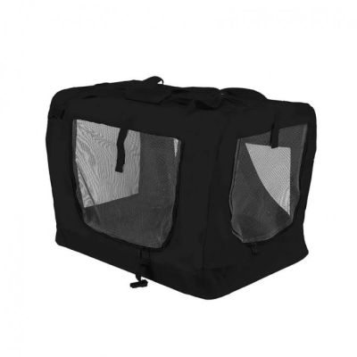 Little&Bigger SoftKennel nylonhäkki musta (S)