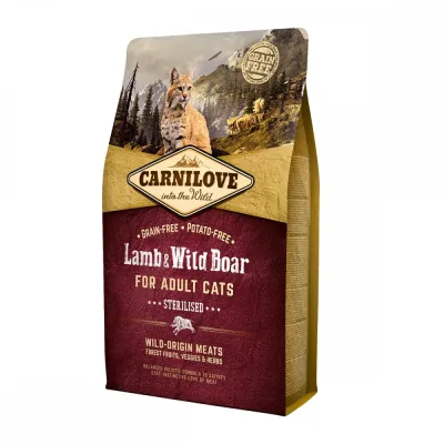 Carnilove Cat Lamb & Wild Boar (2 kg), kuva 1 / 1