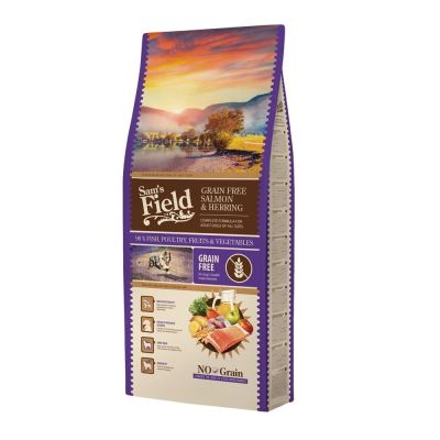 Sam's Field Grain Free Adult Salmon & Herring (13 kg)