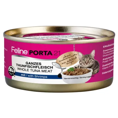Feline Porta 21 Tonnikala & Katkarapu (156 g)