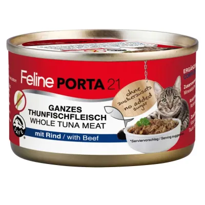 Feline Porta 21 Tonnikala & Nauta (90 g), kuva 1 / 1