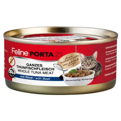Feline Porta 21 Tonnikala & Nauta (156 g), kuva 1 / 1