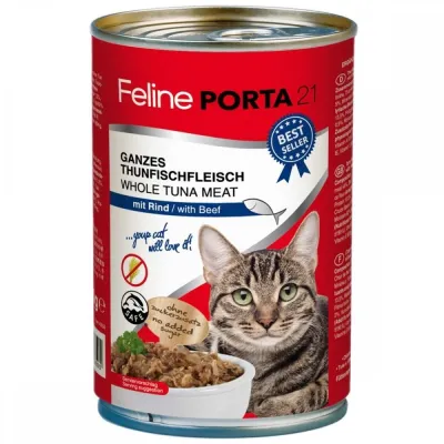 Feline Porta 21 Tonnikala & Nauta (400 g), kuva 1 / 1