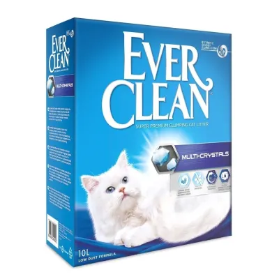 Kissanhiekka Ever Clean Multi-Crystals, 10 l (10 l)