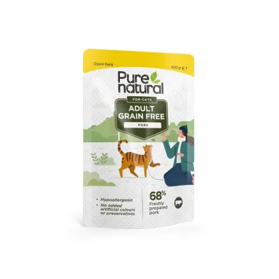 Purenatural Cat Adult possu, 100 g, kuva 1 / 1