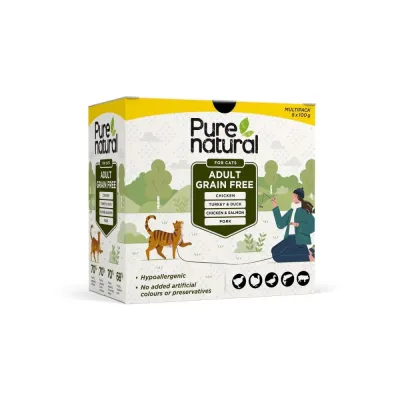 Purenatural Adult Multipack 8x 100g, kuva 1 / 1