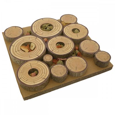 Herkkulabyrintti Rosewood Maze-A-Log