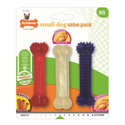 Nylabone Moderate monipakkaus XS
