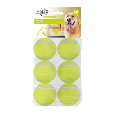 All For Paws Fetch täyttöpallot 5 cm, 6 kpl