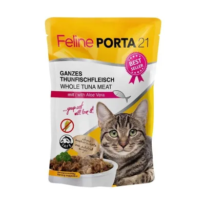 Feline Porta 21 Tonnikala & Aloe Vera, 100 g, kuva 1 / 1