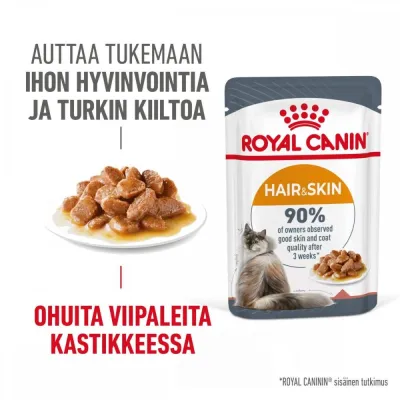 Royal Canin Hair & Skin Care Gravy, 12x85g, kuva 1 / 1