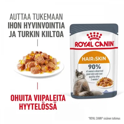 Royal Canin Hair & Skin Care Jelly, 12x85g, kuva 1 / 1