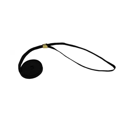 Näyttelytalutin Resco Slide Clip, 5 mm x 146 cm (Musta)